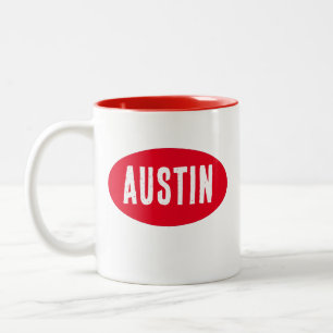 Austin Red Texas Mugg