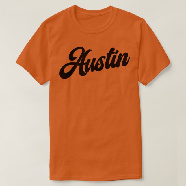 Austin Retro Austin soccer T Shirt (Design framsida)