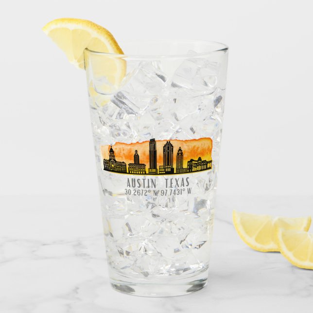 Austin Skyline Latitude Glaskopp (Framsida Ice)