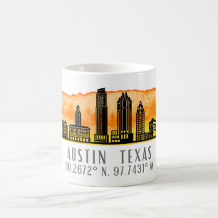 Austin Skyline Latitude Kaffemugg