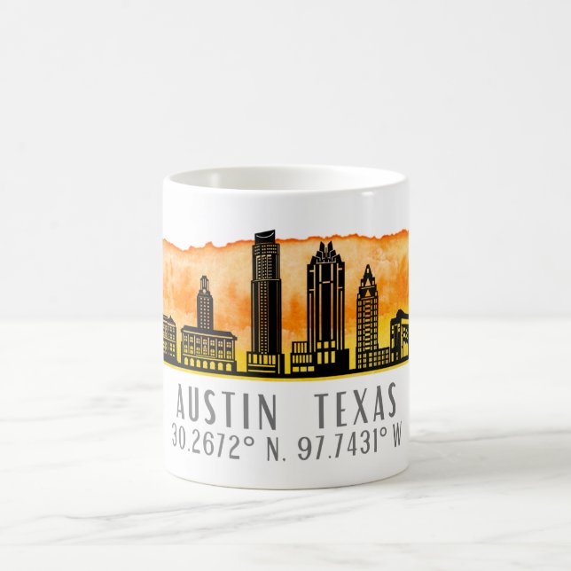 Austin Skyline Latitude Kaffemugg (Center)