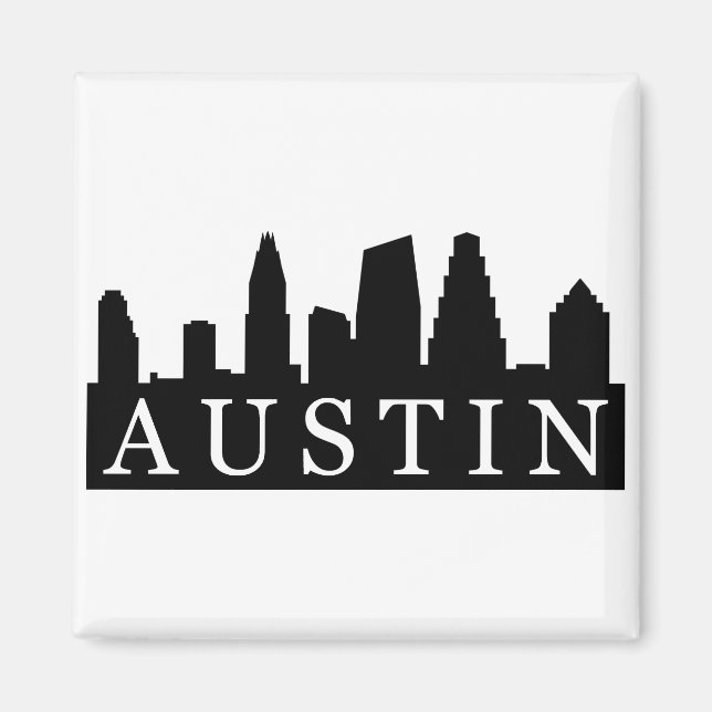 Austin Skyline Magnet (Framsidan)