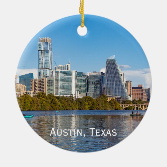 Austin Skyline, Texas Ornament (Baksidan)