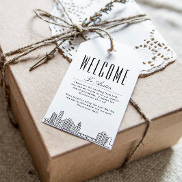 Austin Skyline | Välkomsthälsning Presentkort Presentetikett