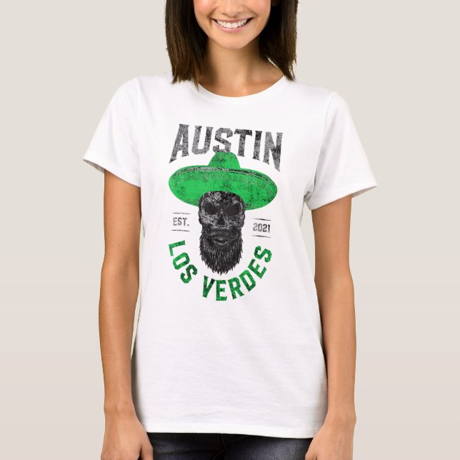 Austin Soccer Austin Verdes Gear Austin Soccer Fc  T Shirt (Framsida)