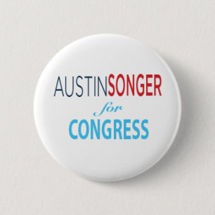 Austin Songer för kongress - knäppas [2,25 flytt Knapp