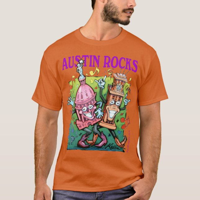 Austin Sten T Shirt (Framsida)