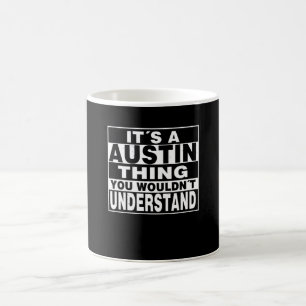 AUSTIN Surname Personlig Gift Kaffemugg