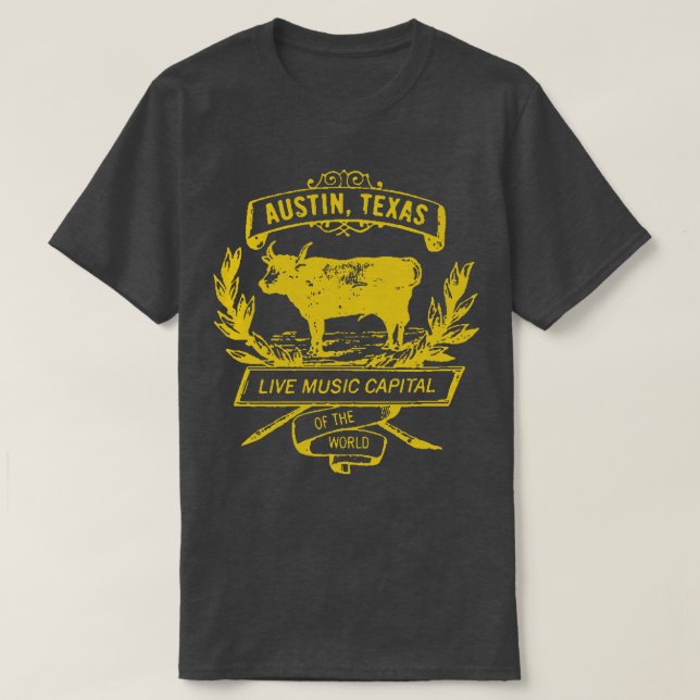 Austin Texas 1 T Shirt (Design framsida)