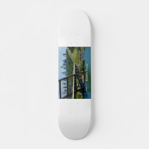 Austin, Texas & 360 Bridge Skateboard Bräda 19,5 Cm