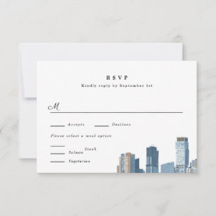 Austin Texas Bröllop OSA Card Kort