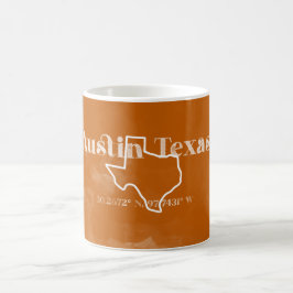 Austin Texas Burnt Orange Mugg