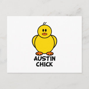 Austin Texas Chick Vykort