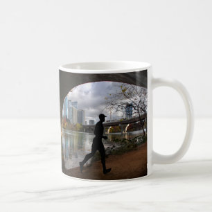 Austin Texas Dam Bird Sjö Trail Springer Kaffemugg