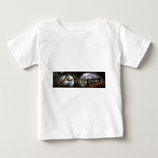 Austin Texas Dam Bird Sjö Trail Springer  T-shirt (Framsida)