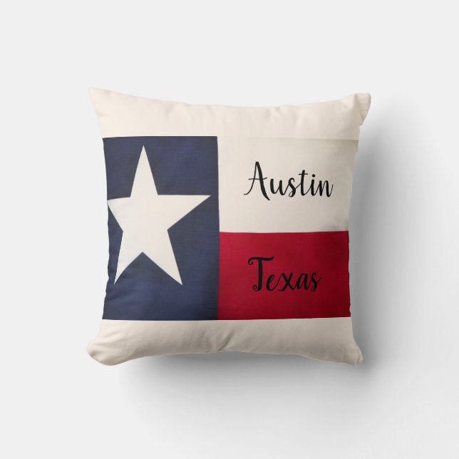 Austin, Texas Dekorativ kudde (Framsida)
