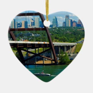 Austin, Texas från 360 Bridge Julgransprydnad Keramik