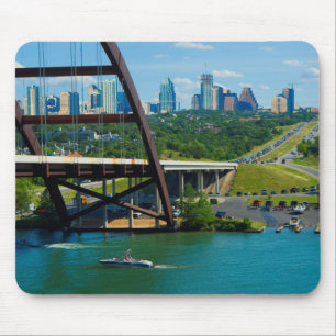 Austin, Texas från 360 Bridge Musmatta