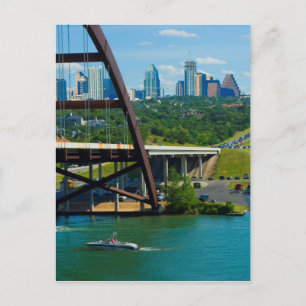 Austin, Texas från 360 Bridge Vykort