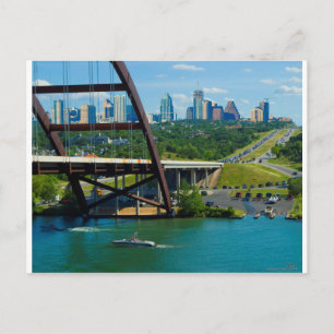 Austin, Texas från 360 Bridge Vykort