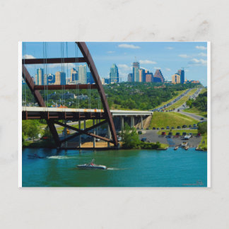 Austin, Texas från 360 Bridge Vykort