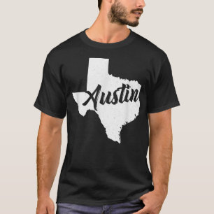 Austin Texas Gift Native Vintage Retro State T Shirt