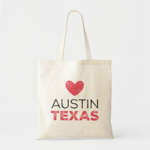 Austin Texas hjärtatoto Tygkasse