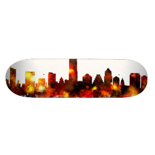 Austin Texas horisont Mini Skateboard Bräda 18,5 Cm