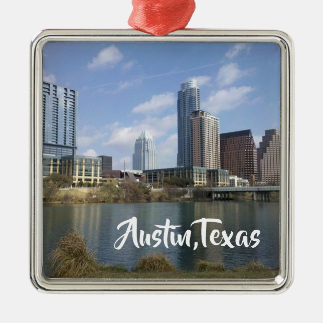 Austin, Texas jul Ornament Keepsaké (Framsidan)
