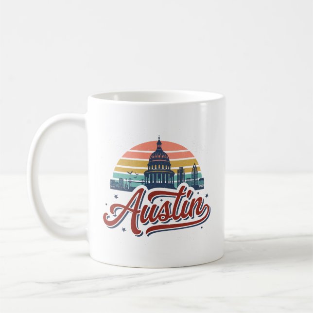 Austin Texas Kaffemugg (Vänster)