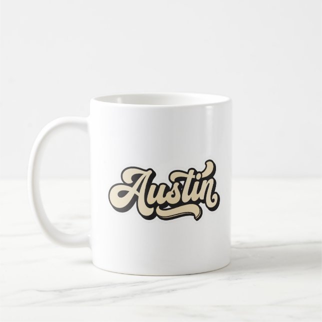 austin texas kaffemugg (Vänster)