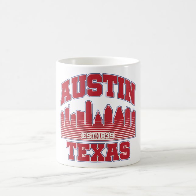 Austin,Texas Kaffemugg (Center)