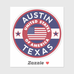 AUSTIN, Texas Klistermärken