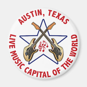 Austin Texas levande musikhuvudstad av världen Magnet