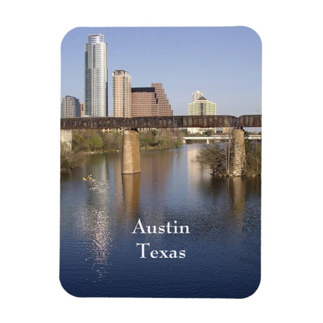 Austin, Texas Magnet (Vertikal)