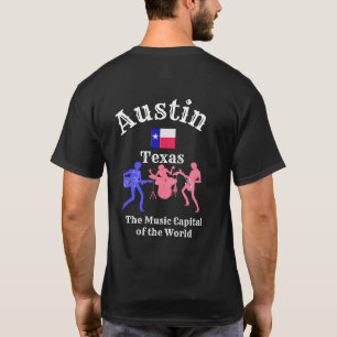 Austin Texas - Musical Capital - Tee Shirt