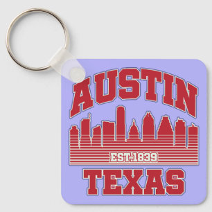 Austin,Texas Nyckelring