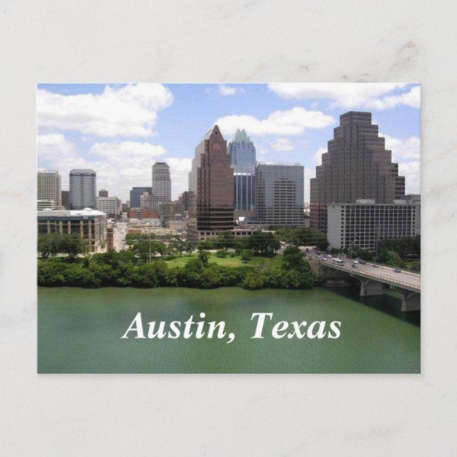 Austin, Texas Postcard Vykort (Framsida)