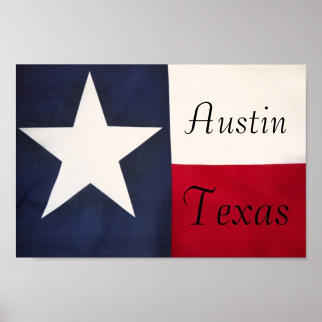 Austin Texas Poster (Framsidan)