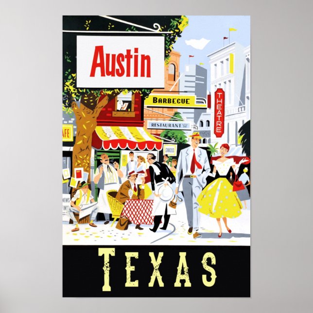 Austin, Texas Poster (Framsidan)