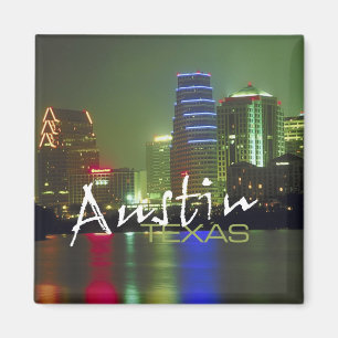 Austin Texas reser souvenirkylmagneter Magnet
