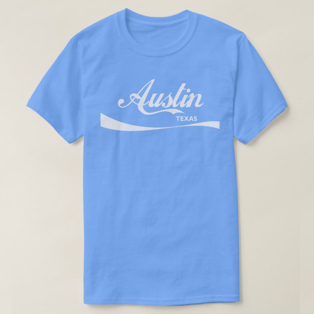 Austin Texas Retro Typography Design T Shirt (Design framsida)