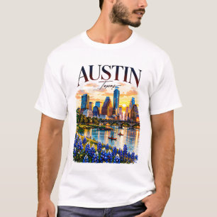 Austin Texas Siluett T Shirt
