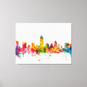 Austin Texas Skyline Canvastryck
