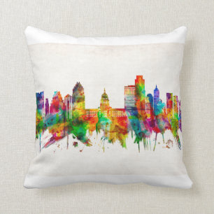 Austin Texas Skyline Kudde