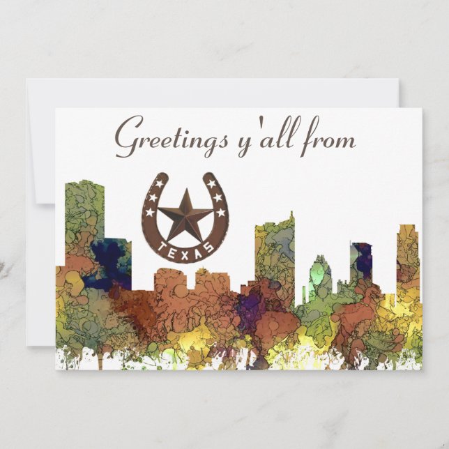 Austin Texas Skyline SG-Safari Buff (Framsida)