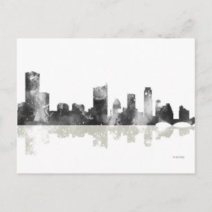 Austin Texas Skyline Vykort