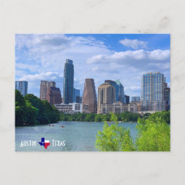 Austin Texas Skyline Vykort