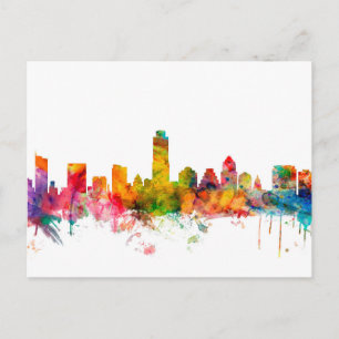 Austin Texas Skyline Vykort