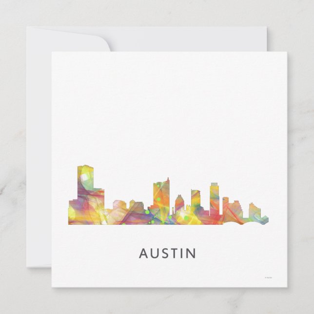 AUSTIN TEXAS SKYLINE WB1 - (Framsida)